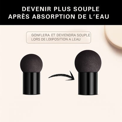 GLOWVEIL CC Crème à  pinceau de champignon - Le Voile de Lumière qui Sublime Votre Peau